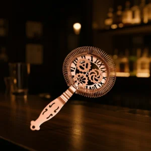 Passoire à Cocktail Hawthorne Mécanique en Acier Cuivré4