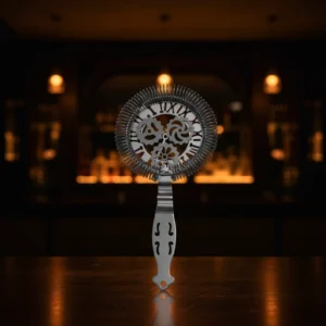 Passoire à Cocktail Mexican Skull Gunmetal noir.4