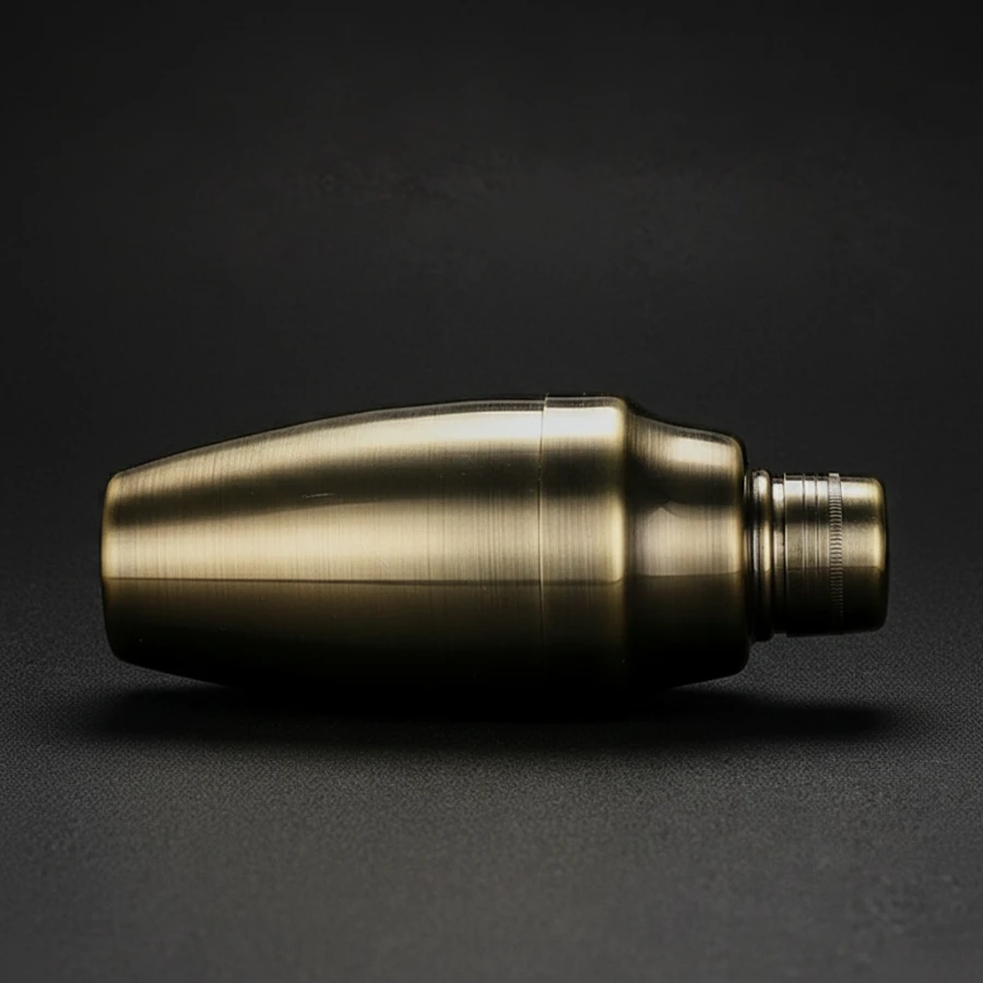 Cobbler Shaker Antique look acier brossé 500ml 3