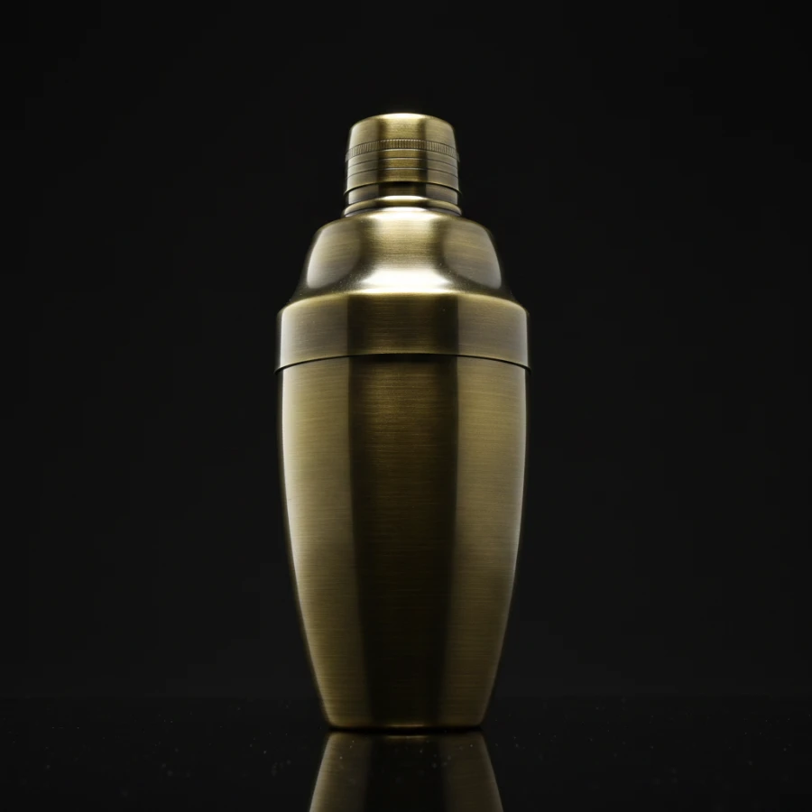 Cobbler Shaker Antique look acier brossé 500ml 4