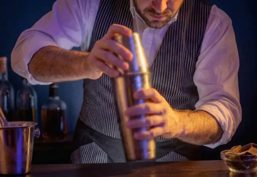 Le geste du Shake Boston Shaker