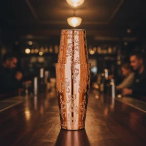 Boston shaker Bartender style Light copper Ferns 3