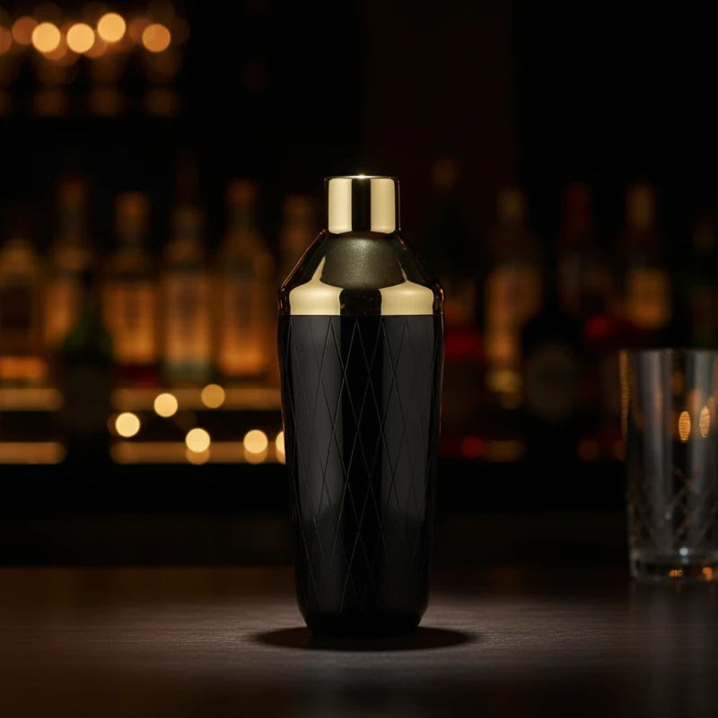 shaker-parisian-golden-diamonds-500ml-noir-et-or-en-inox-haute-qualite-4