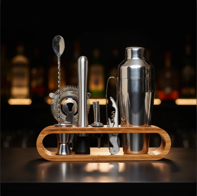 kit-cocktail-complet-wood-steel-10-accessoires-support-bambou-finition-silver-4