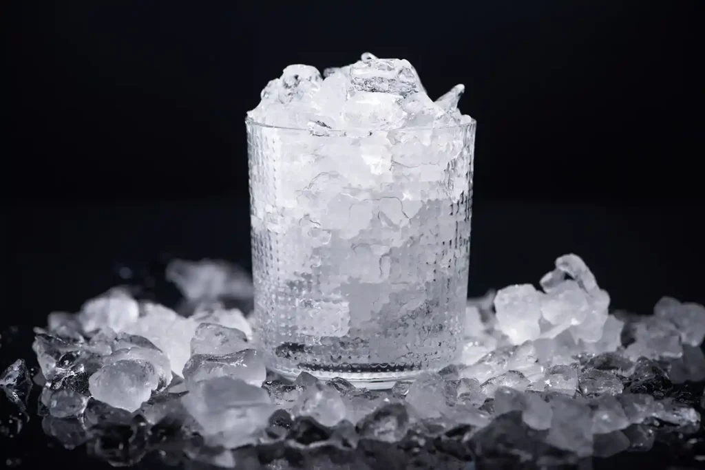 La glace pilée ou grain